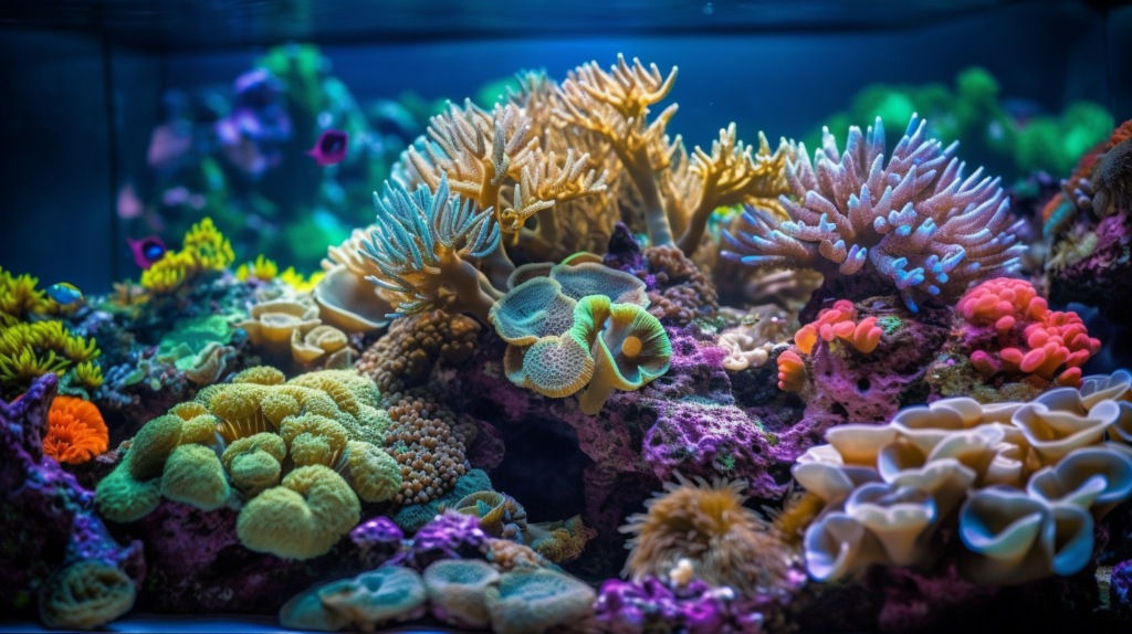 Reef Tank a vibrant underwater ecosystem teeming with colorfu 7abe8208 61e3 495e 8093 0991be6b7c92
